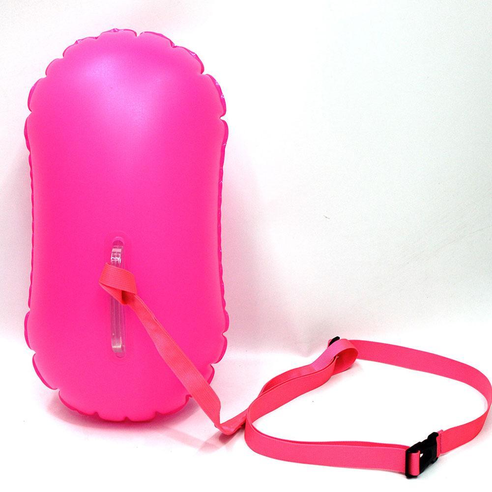 Inflatable Swim Buoy for Open Water Safety-orange