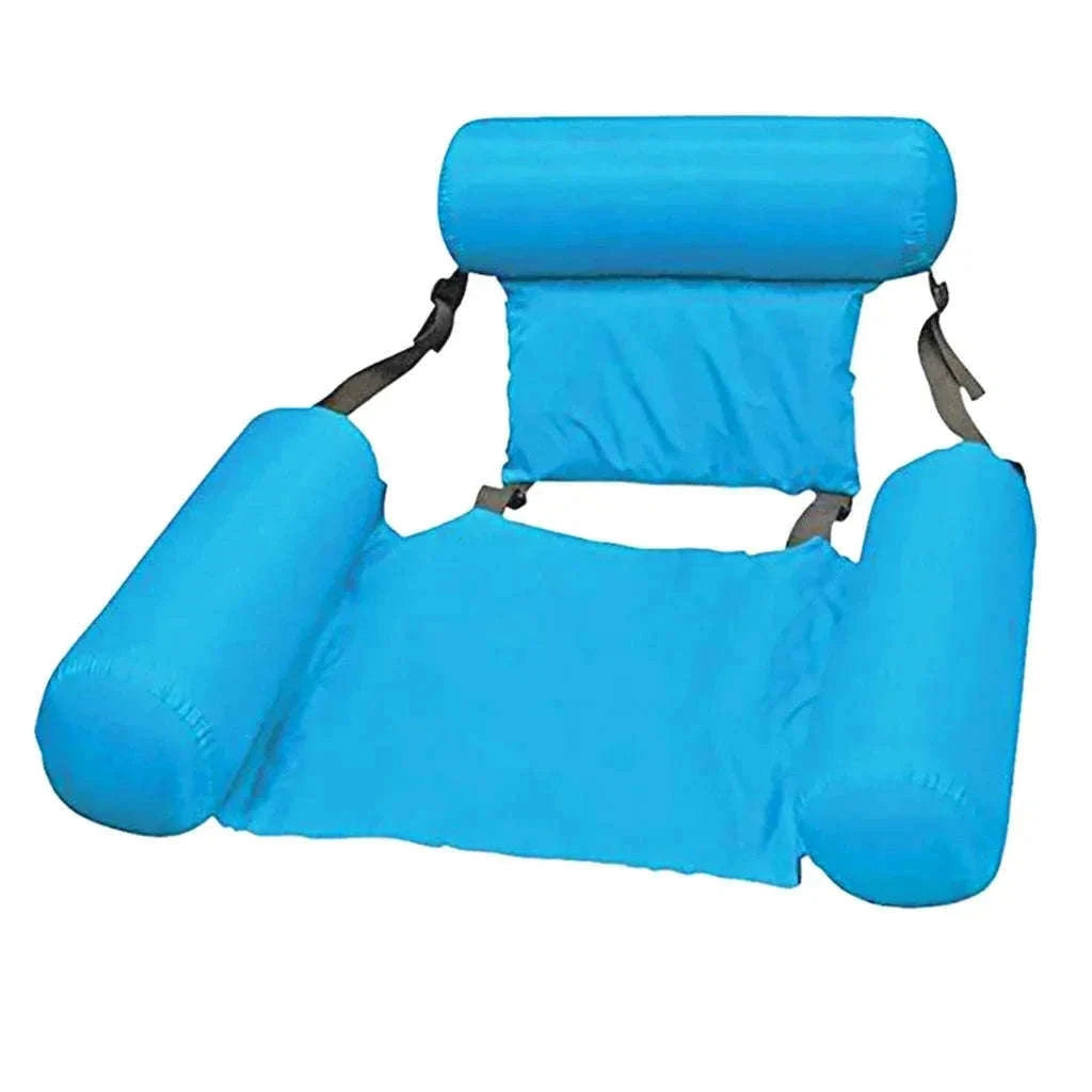 Inflatable Water Hammock Lounge Chair 100×120cm-Orange / China Mainland
