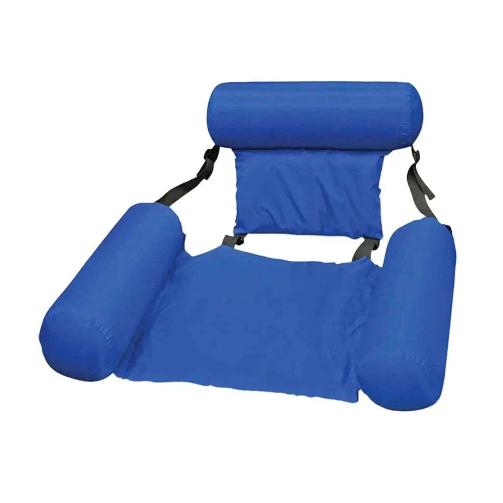 Inflatable Water Hammock Lounge Chair 100×120cm-Orange / China Mainland