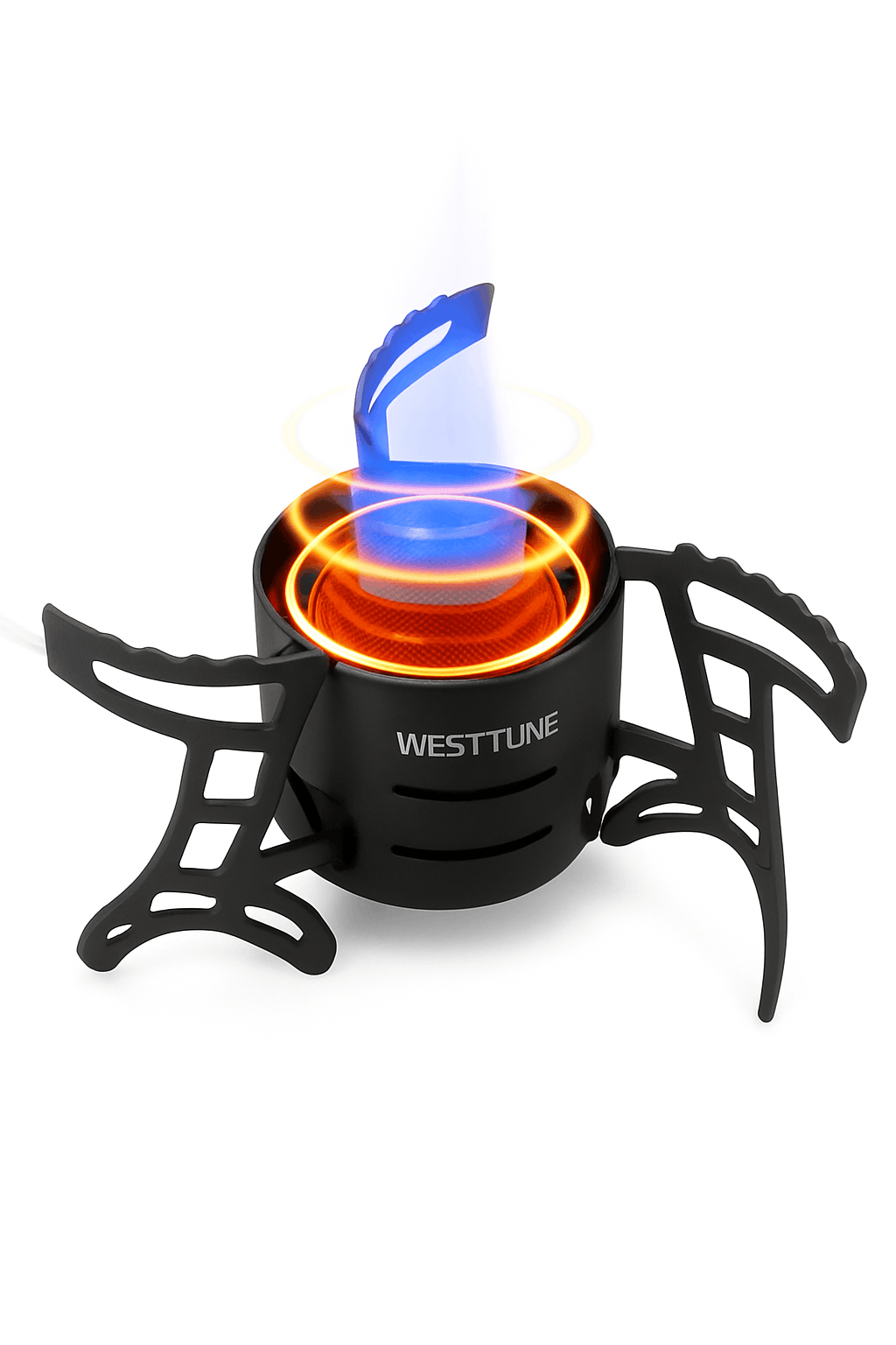 Infrared Camping Stove 2600W Windproof Gas Burner-Black