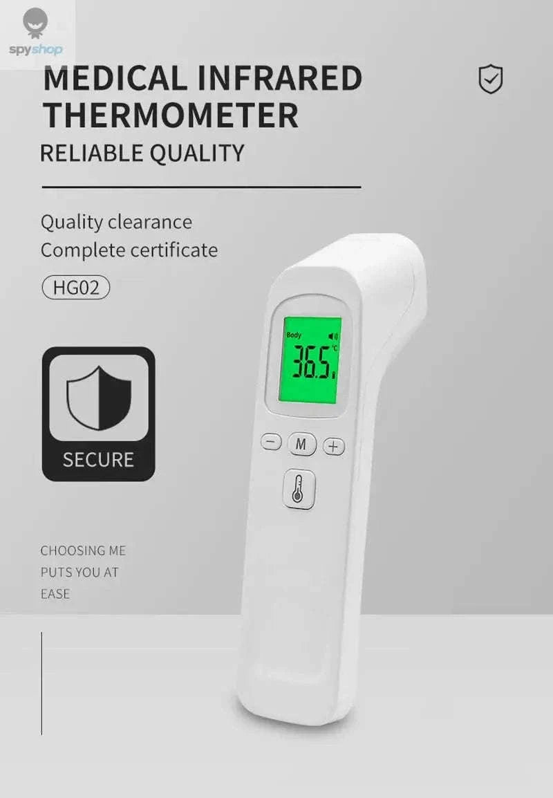 Infrared Digital Thermometer for Fast, Non-Contact Readings-Black