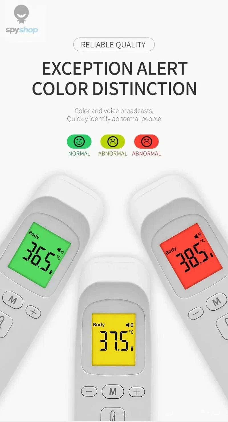 Infrared Digital Thermometer for Fast, Non-Contact Readings-Black