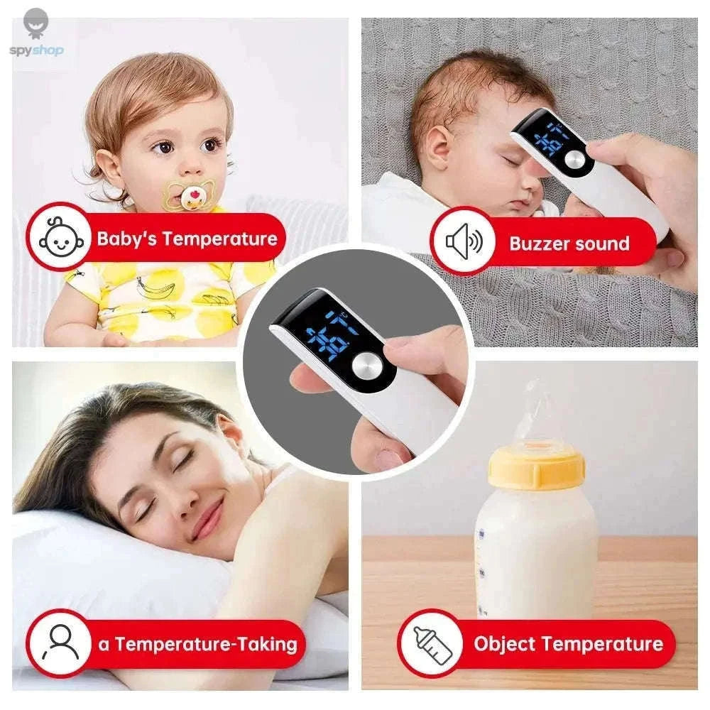 Infrared Digital Thermometer for Fast, Non-Contact Readings-Black