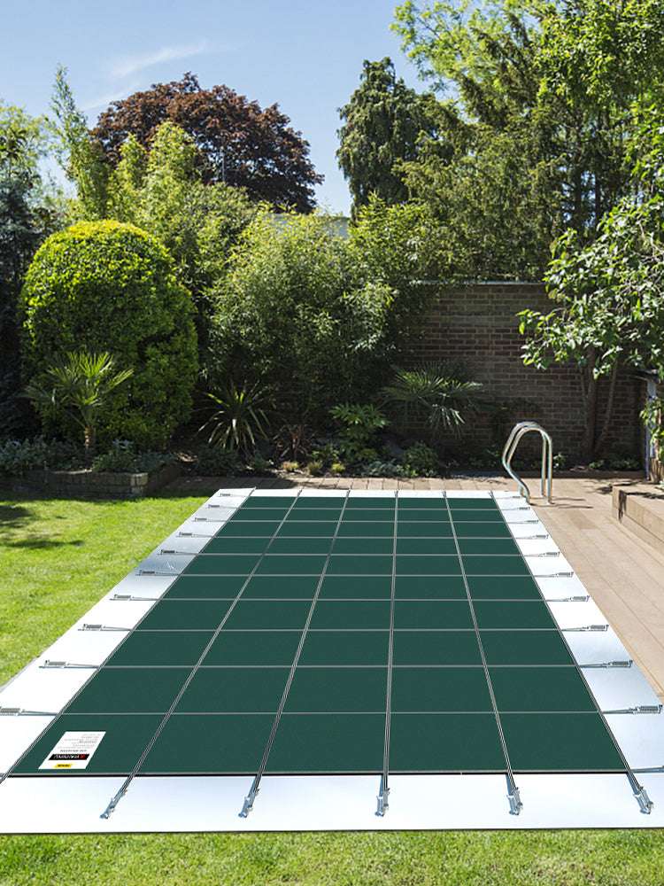 Inground Pool Safety Cover 16x28 ft Mesh Winter Protection-For 20x40ft Pool / france