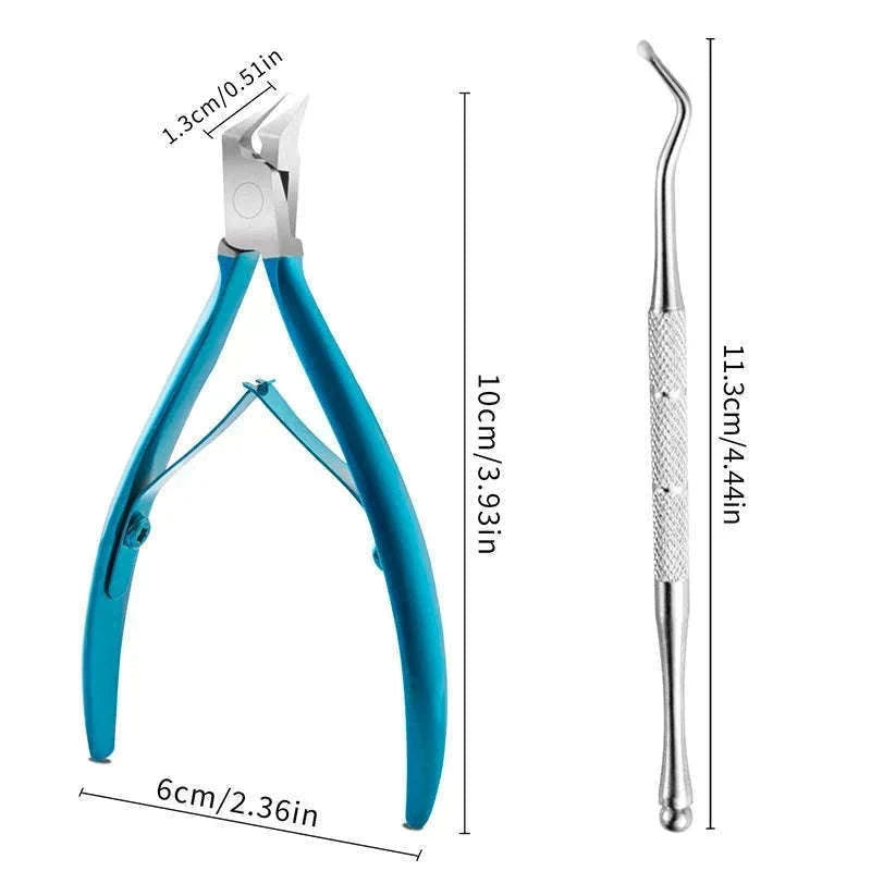 Ingrown Toenail Clipper Stainless Steel Nipper for Precise Trimming-Silver Color