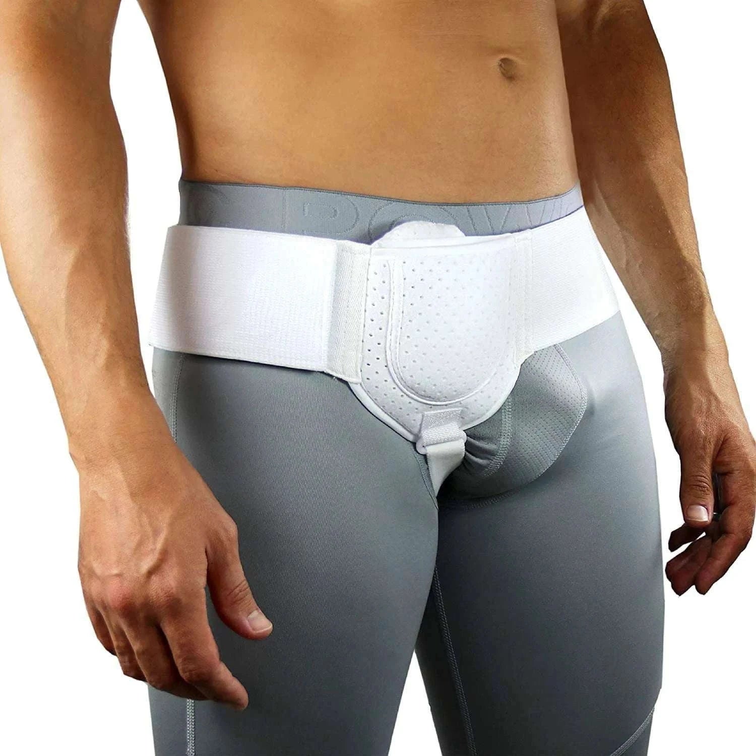 Inguinal Hernia Support Belt – Breathable Truss Strap for Daily Relief-GERMANY / khaki / ONE SIZE