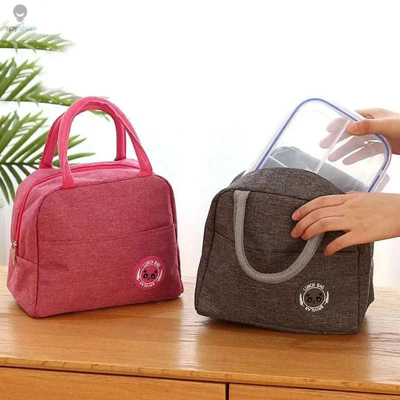 Insulated Lunch Bag for Fresh Meals on the Go-Black