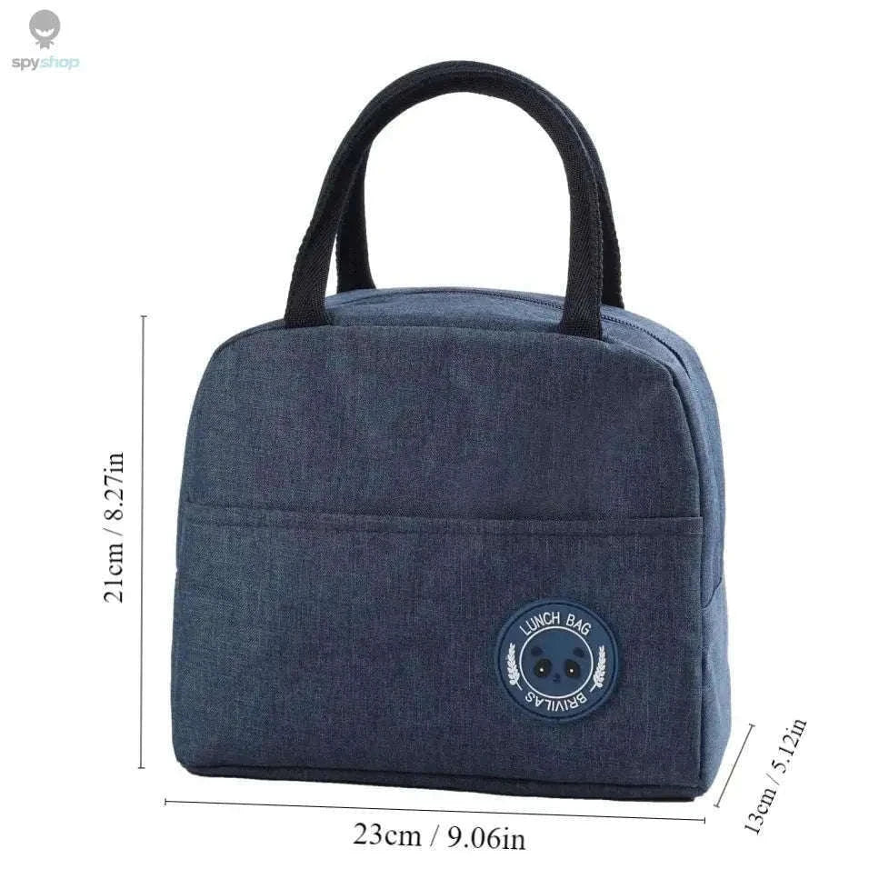 Insulated Lunch Bag for Fresh Meals on the Go-Black