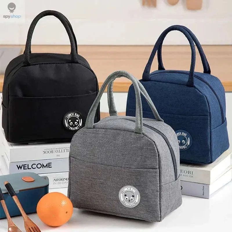 Insulated Lunch Bag for Fresh Meals on the Go-Black