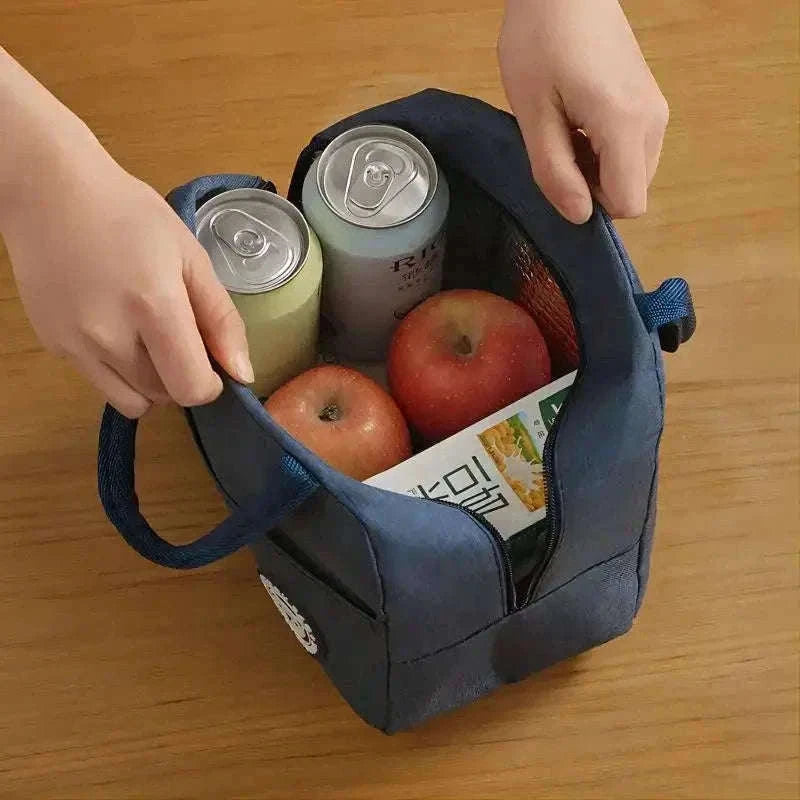 Insulated Lunch Bag for Fresh Meals on the Go-Black