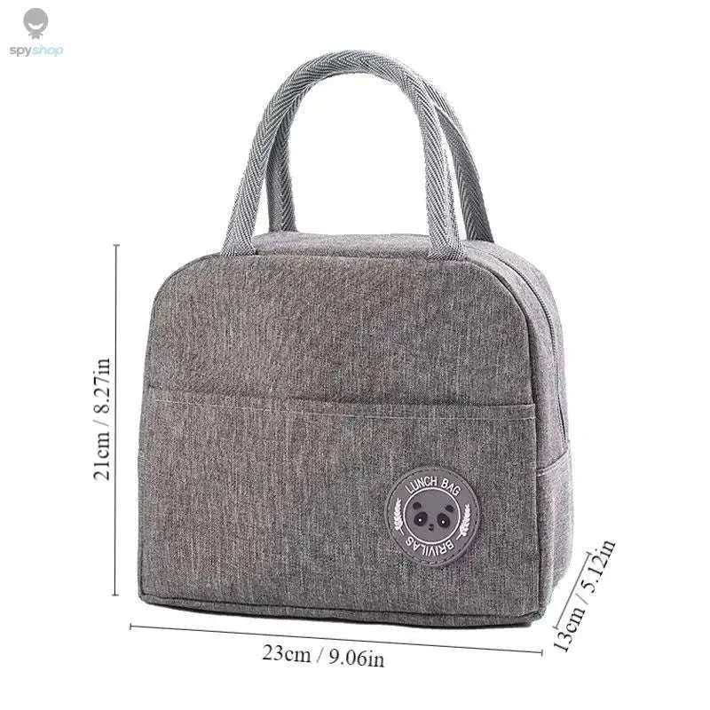 Insulated Lunch Bag for Fresh Meals on the Go-Black