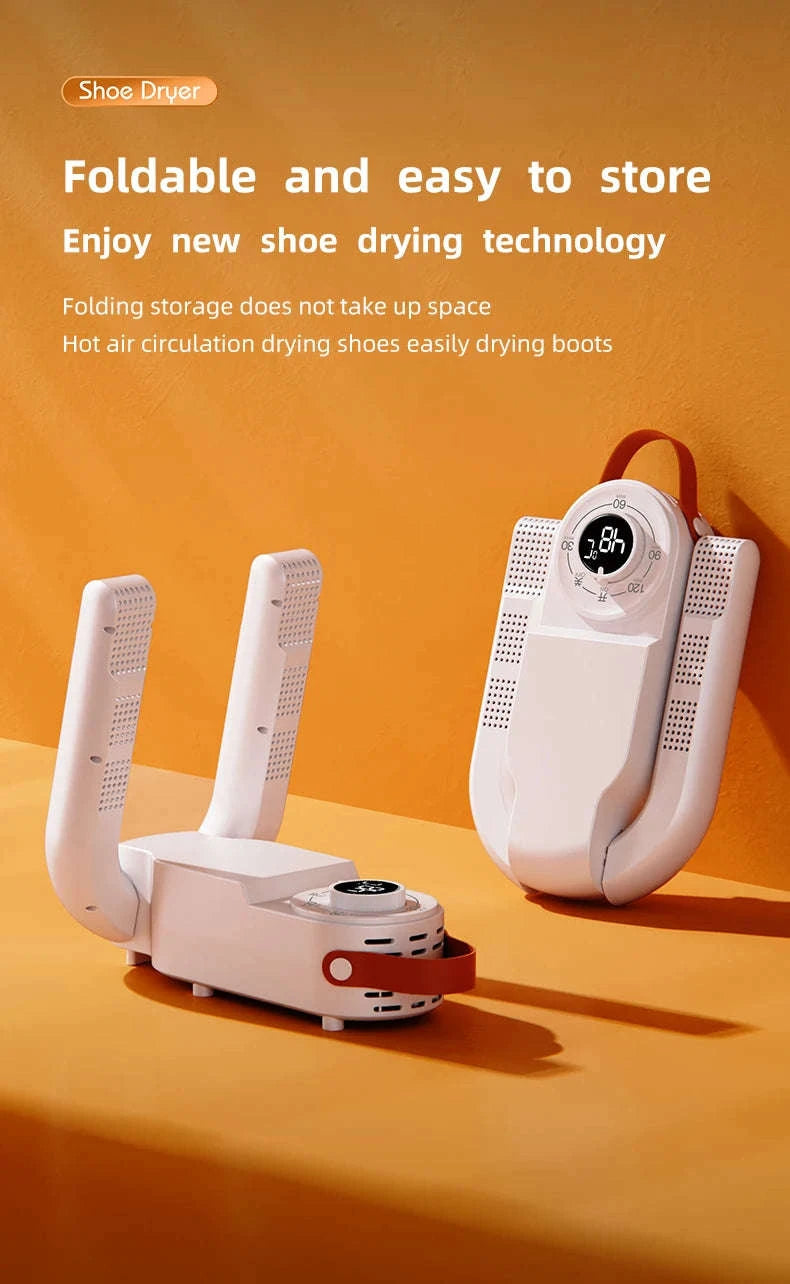 Intelligent Shoe Dryer with Deodorizing and Sterilizing Technology-White EU / EU / China Mainland