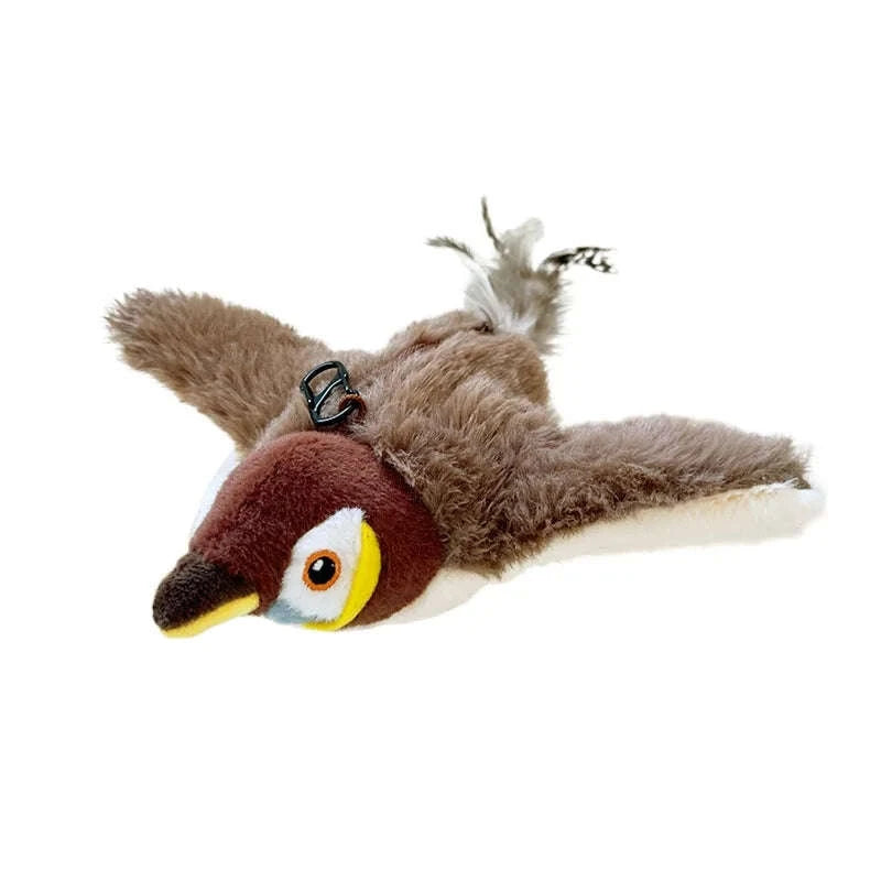 Interactive Flapping Bird Cat Toy-1pc / China Mainland