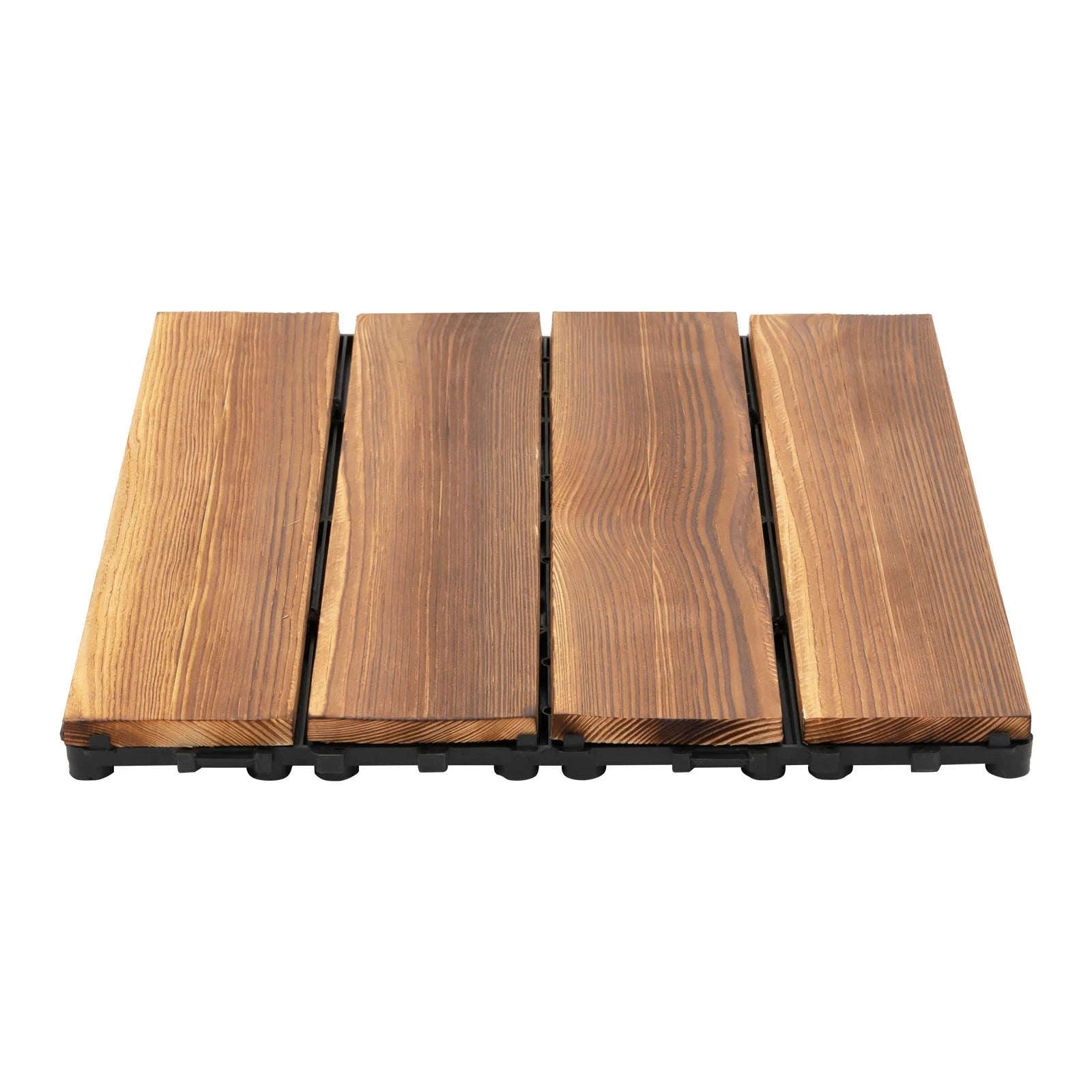 Interlocking Patio Deck Tiles – 36‑Pack Hardwood Flooring Tiles-Brown / GERMANY