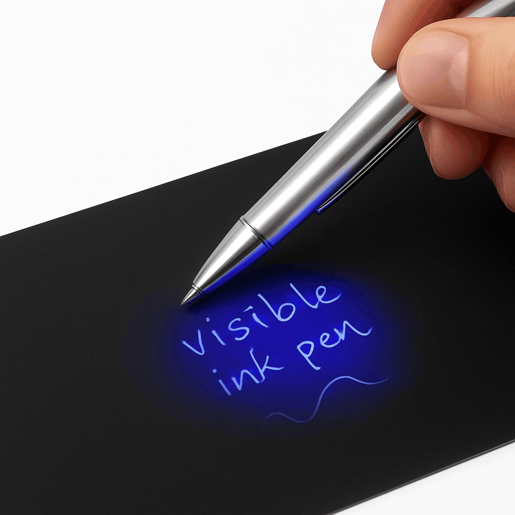 Invisible Ink Pen with UV Light for Secret Messages-Default Title