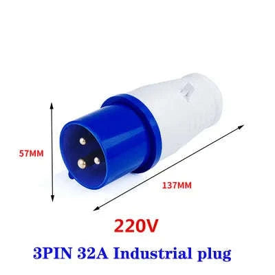 IP44 Industrial Plug and Socket Waterproof Connector-32A 3P