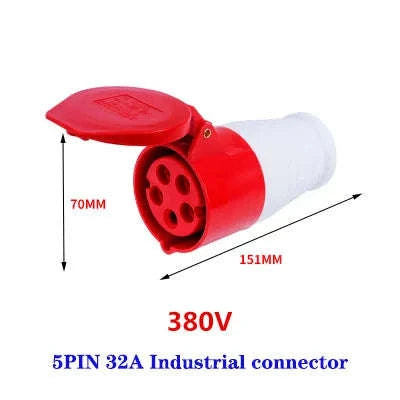 IP44 Industrial Plug and Socket Waterproof Connector-32A 3P