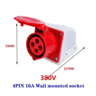 IP44 Industrial Plug and Socket Waterproof Connector-32A 3P