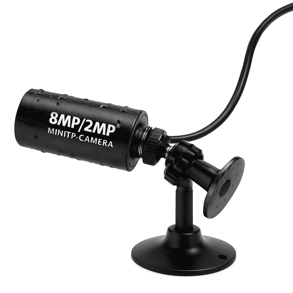 IP66 Waterproof Mini Bullet CCTV Camera, 8MP 100° View-POE 2MP 50fps / 2.8mm