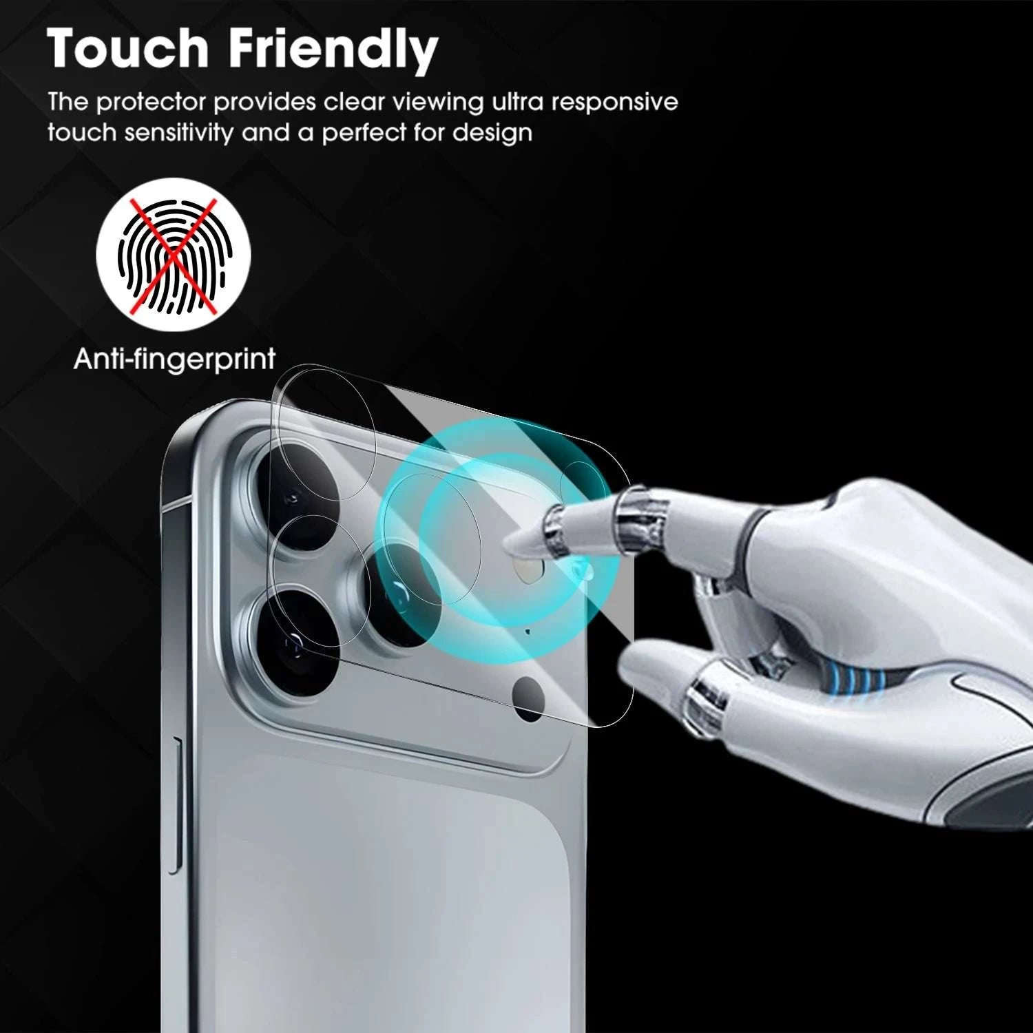 iPhone 17 Series Camera Lens Protector Full Coverage HD Clear Film-For iPhone 17 Pro / 3 Set / United States