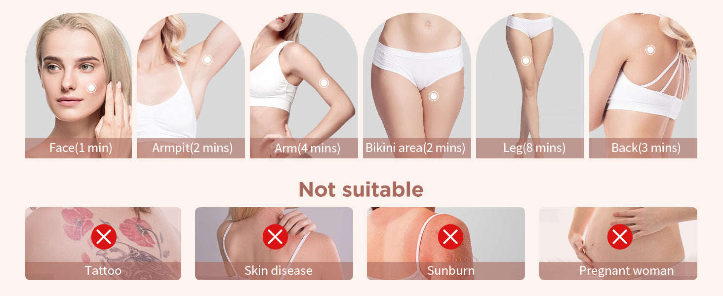 IPL Hair Removal Device with 999,900 Flashes for Full-Body Use-AI01D / US Plug / United States