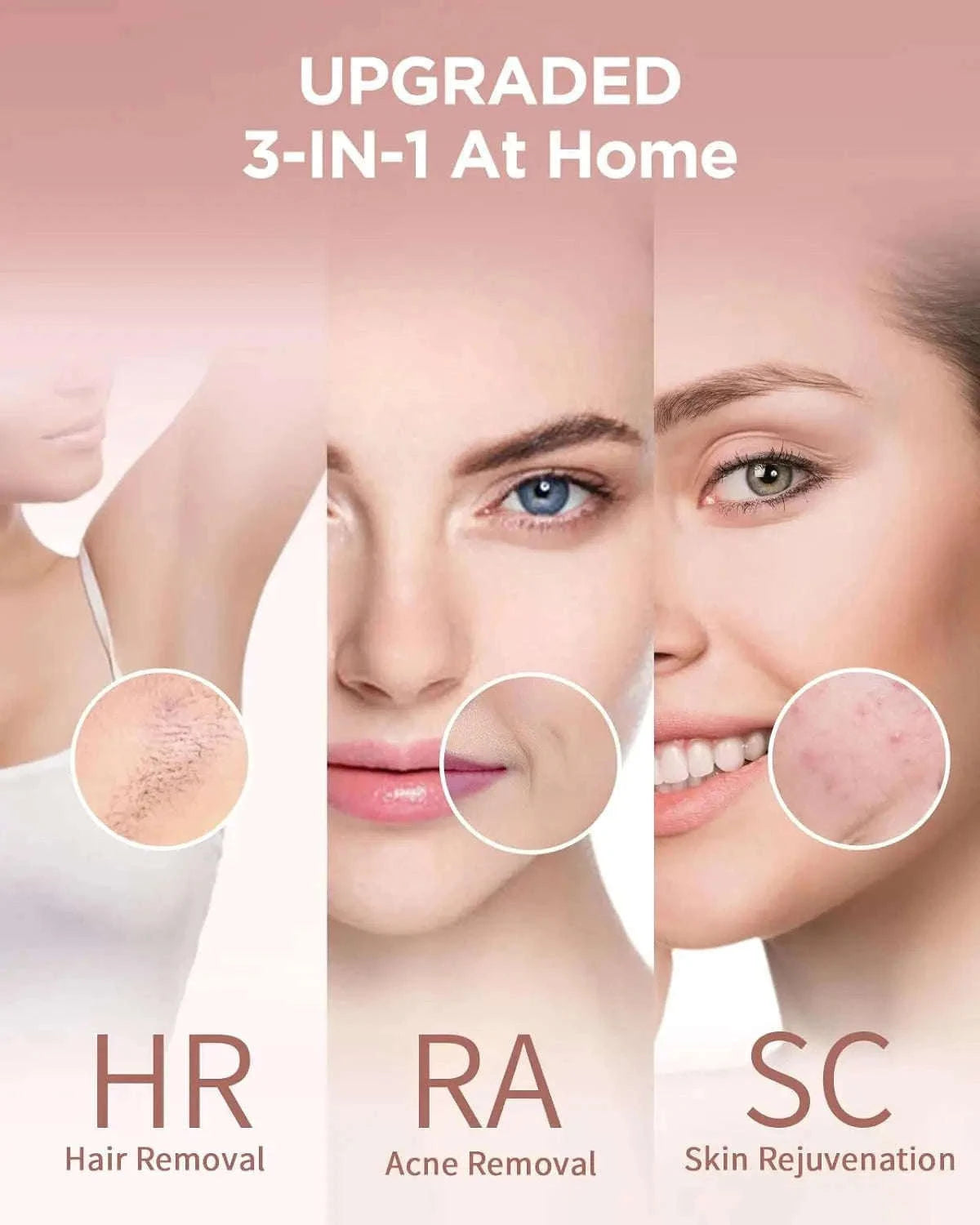 IPL Hair Removal Device with 999,900 Flashes for Full-Body Use-AI01D / US Plug / United States
