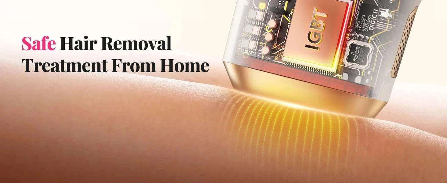 IPL Laser Hair Removal Device 990,000 Flashes for Body, Face & Bikini-