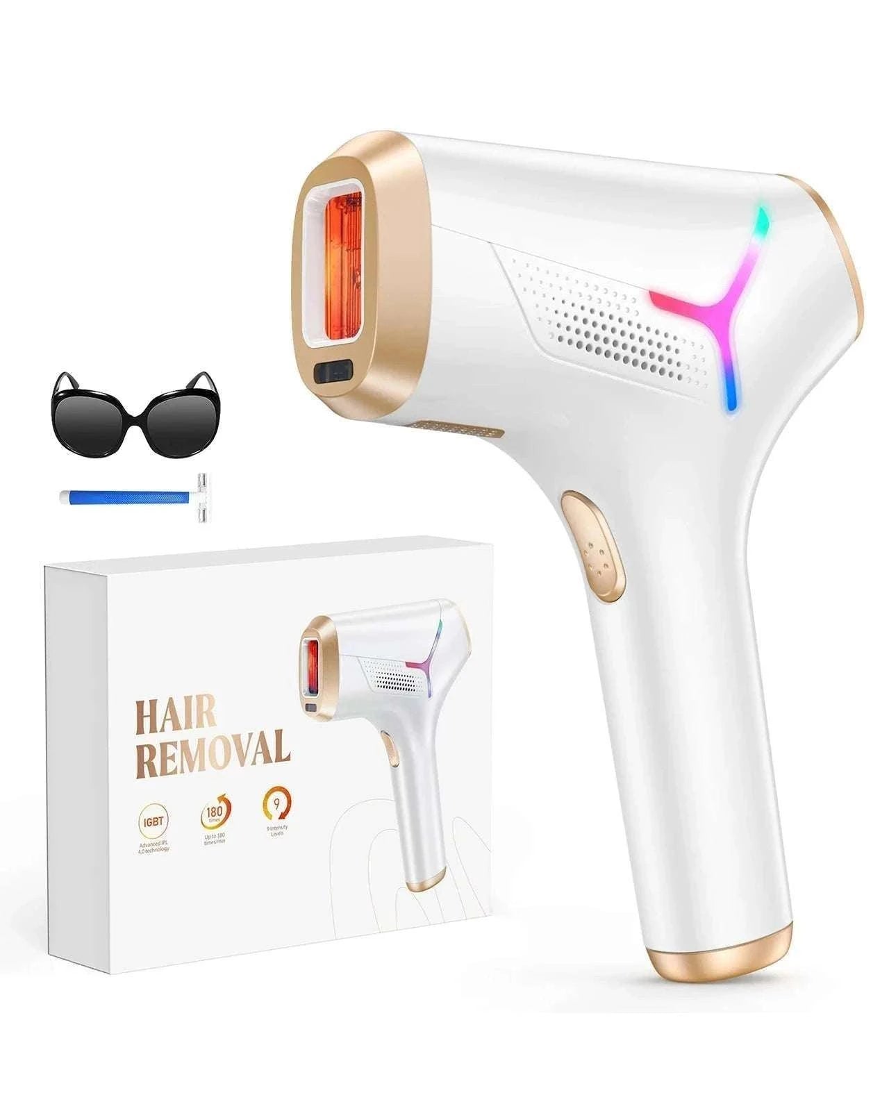 IPL Laser Hair Removal Device 990,000 Flashes for Body, Face & Bikini-