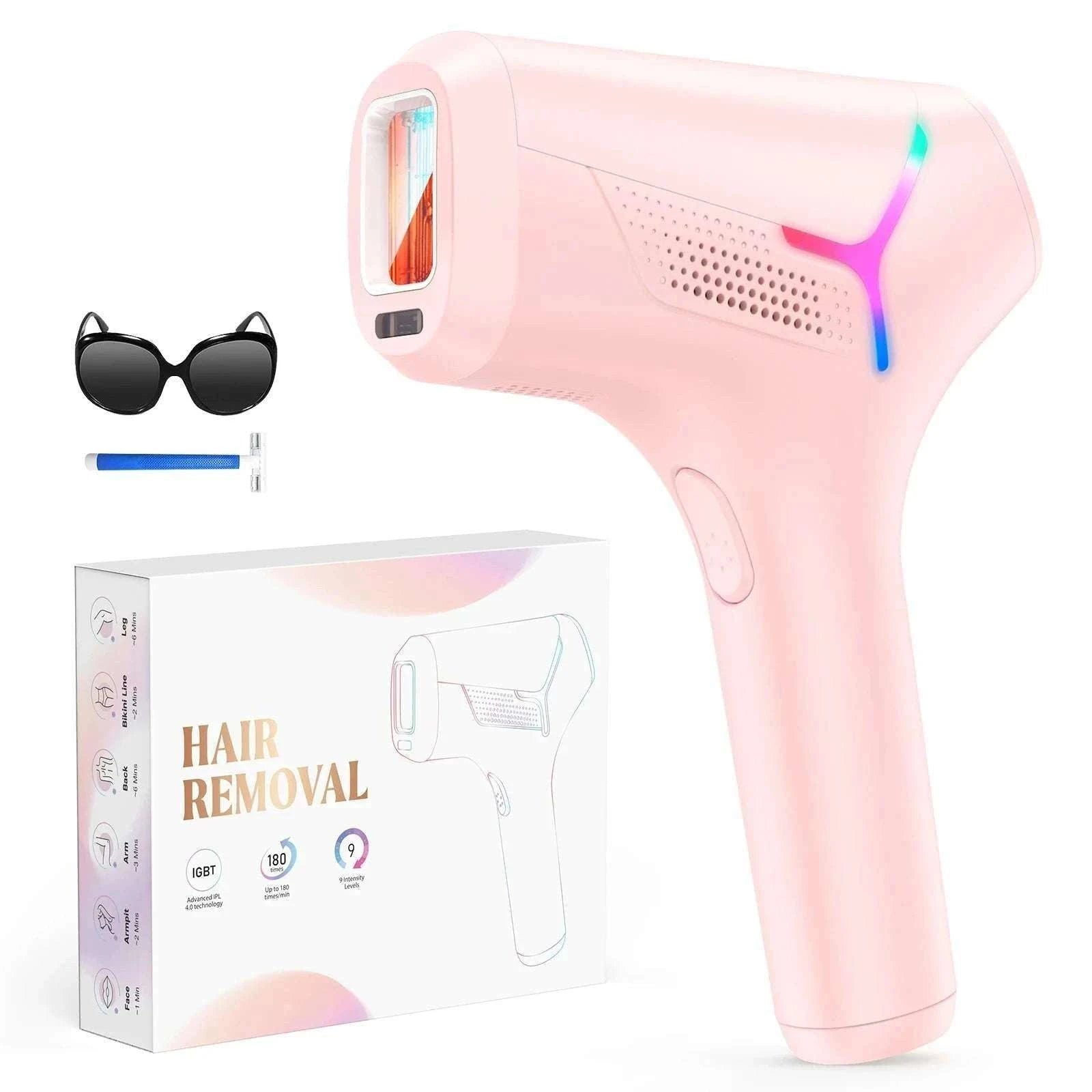 IPL Laser Hair Removal Device 990,000 Flashes for Body, Face & Bikini-