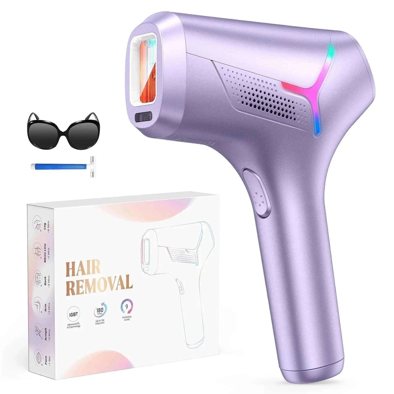 IPL Laser Hair Removal Device 990,000 Flashes for Body, Face & Bikini-