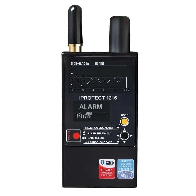 iProtect 1216 3-Band RF Detector for Hidden Bugs and Trackers-Default Title