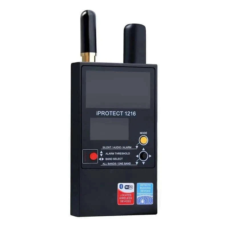 iProtect 1216 3-Band RF Detector for Hidden Bugs and Trackers-Default Title