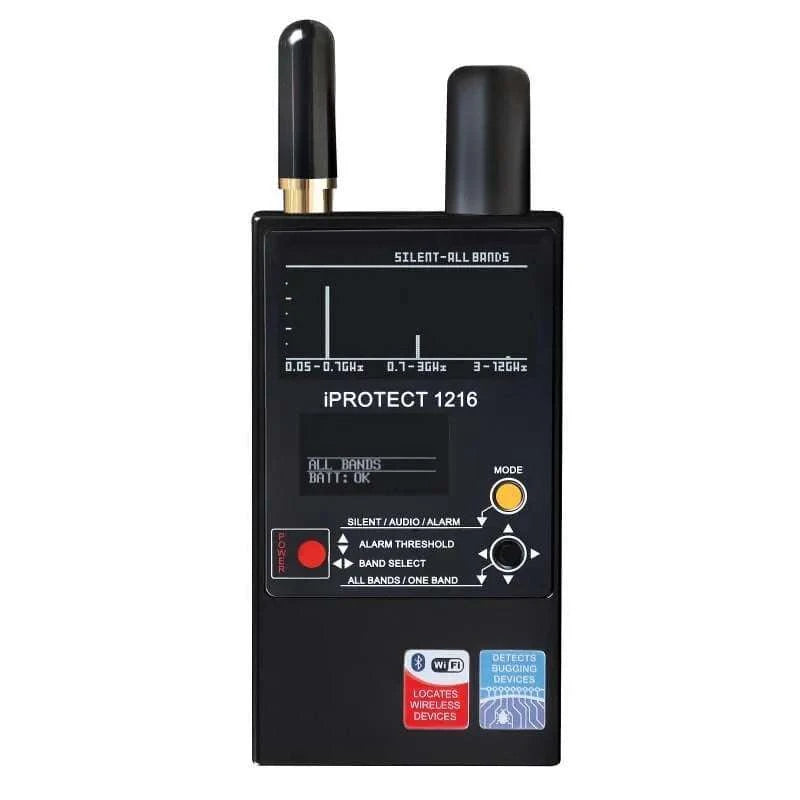 iProtect 1216 3-Band RF Detector for Hidden Bugs and Trackers-Default Title