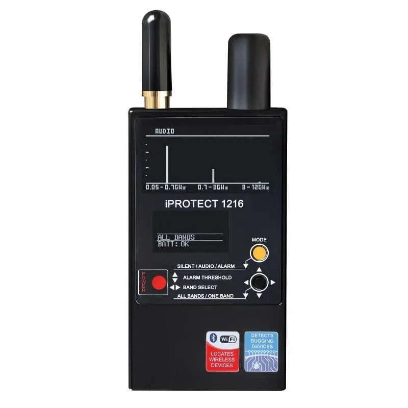 iProtect 1216 3-Band RF Detector for Hidden Bugs and Trackers-Default Title