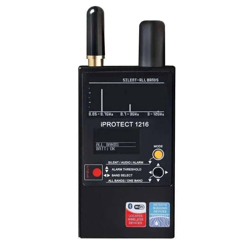 iProtect 1216 3-Band RF Detector for Hidden Bugs and Trackers-Default Title