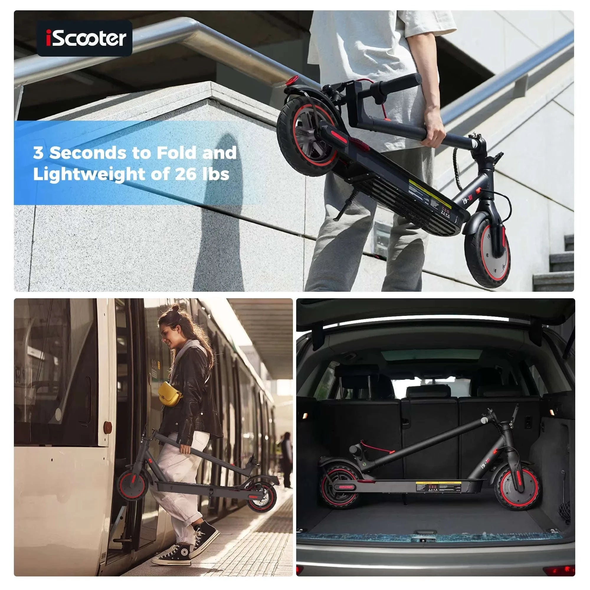 iScooter i9 Electric Scooter for Adults-I9 / france