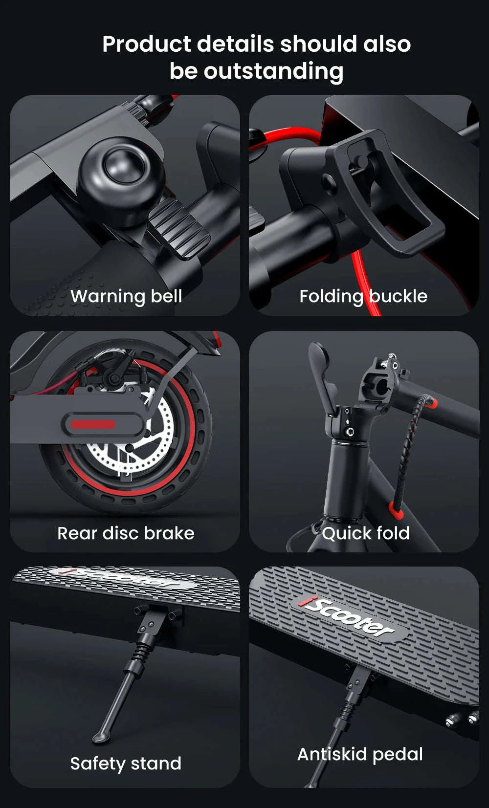 iScooter i9 Electric Scooter for Adults-I9 / france