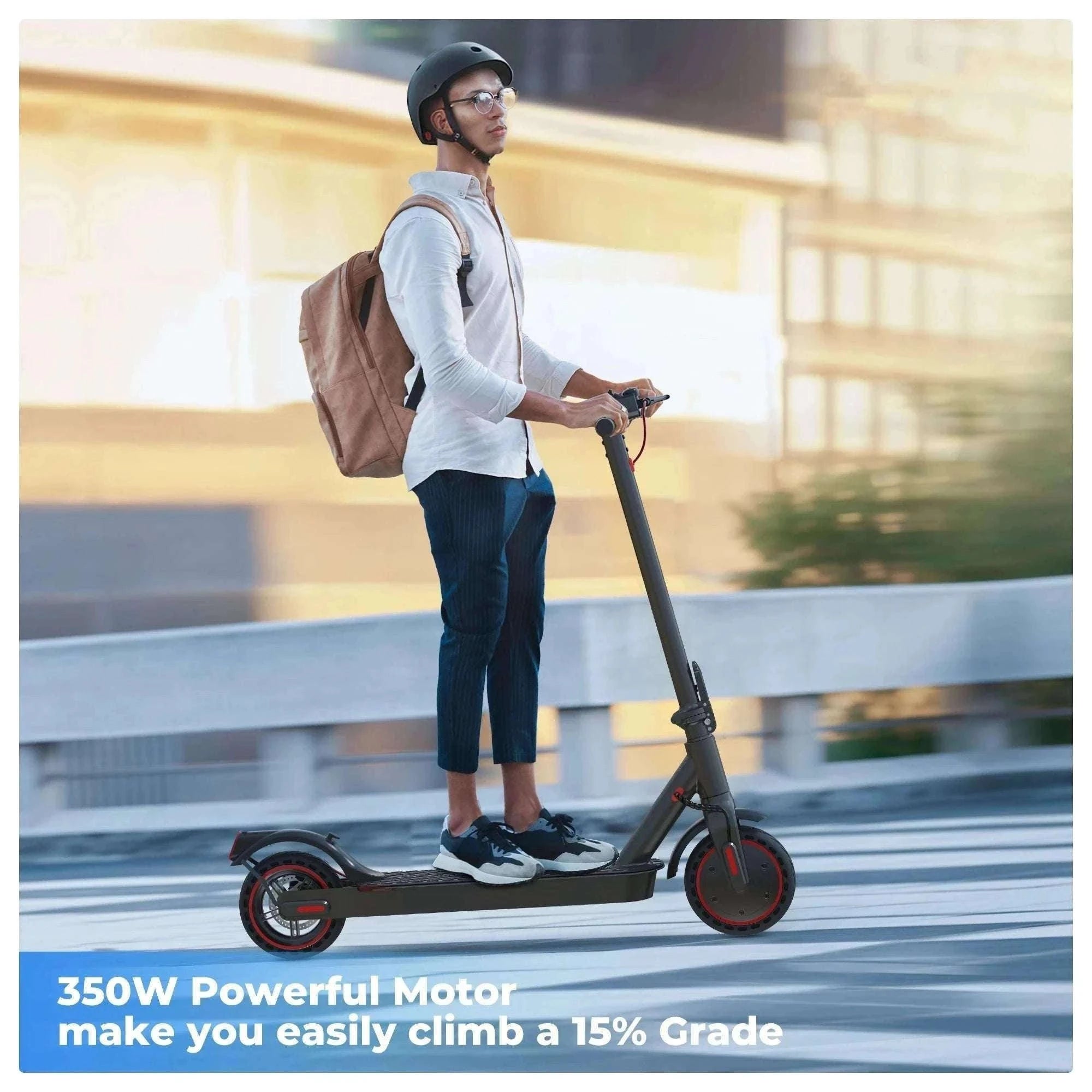 iScooter i9 Electric Scooter with 8.5 Inch Honeycomb Tires-black / Poland
