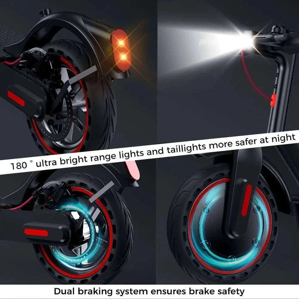 iScooter i9 Electric Scooter with 8.5 Inch Honeycomb Tires-black / Poland