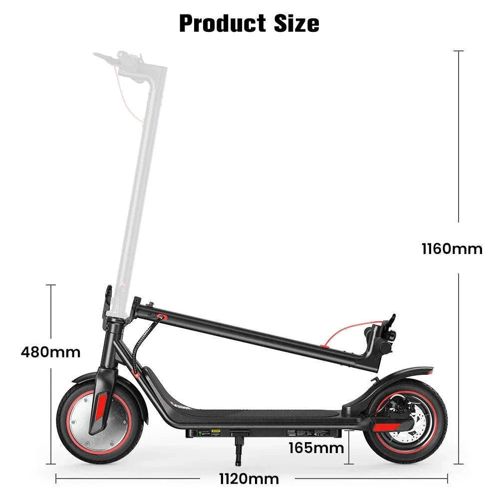 iScooter i9M Electric Scooter with 500W Motor and Tires-i9m / france