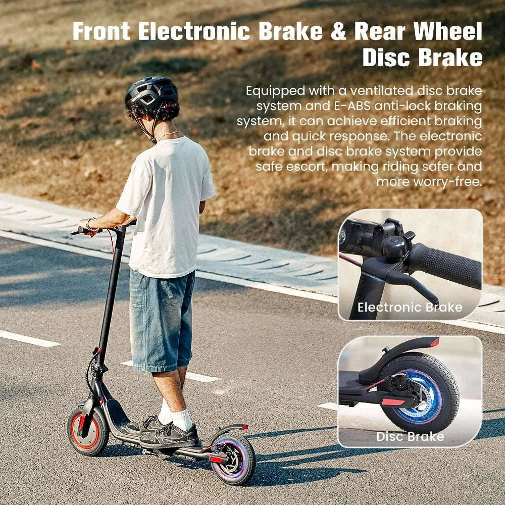iScooter i9M Electric Scooter with 500W Motor and Tires-i9m / france