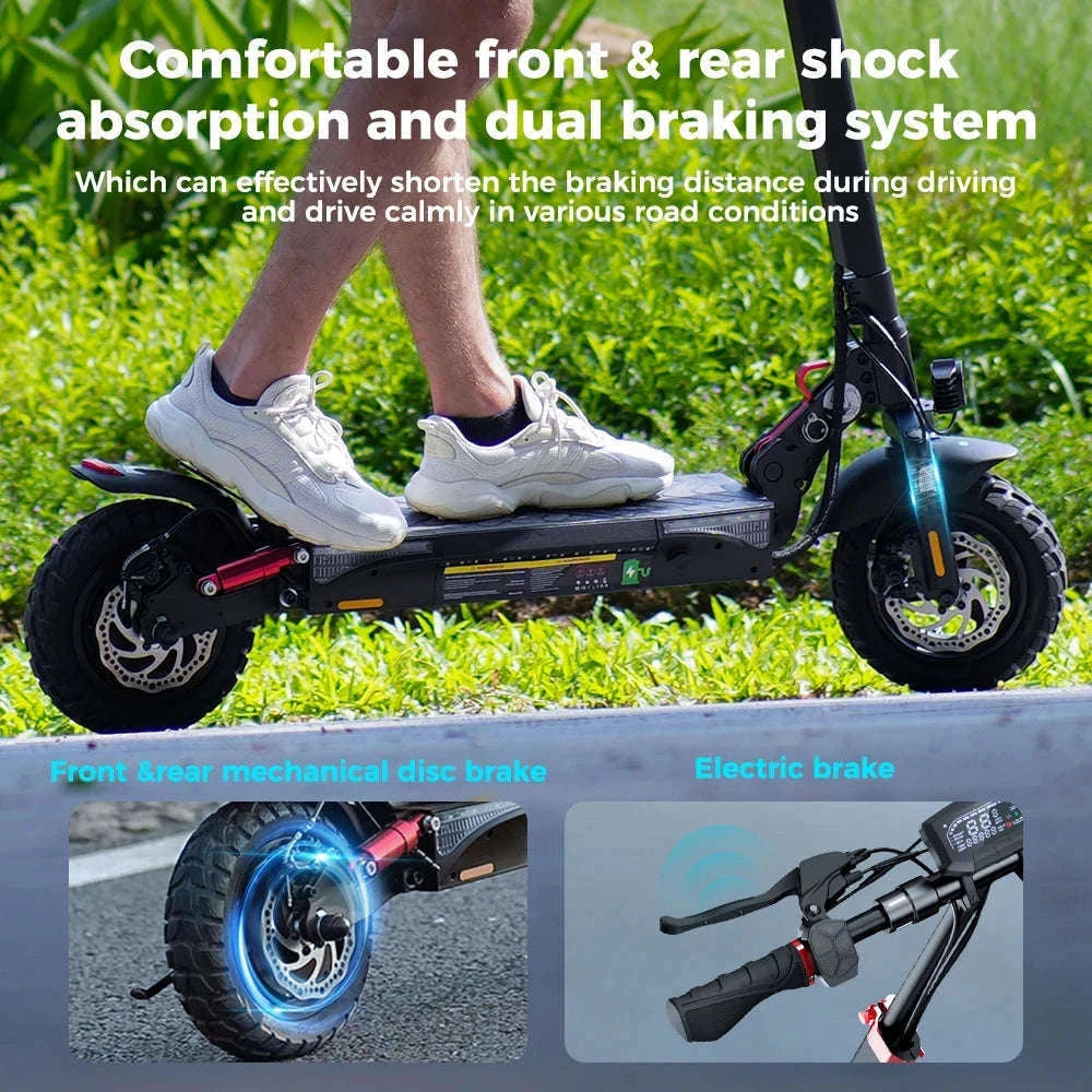 iScooter iX3 Electric Scooter for Off-Road and City Riding-france