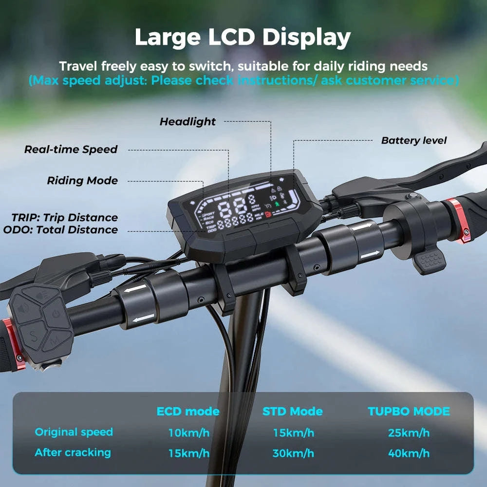 iScooter iX3 Powerful Electric Scooter for Off‑Road and City Riding-france