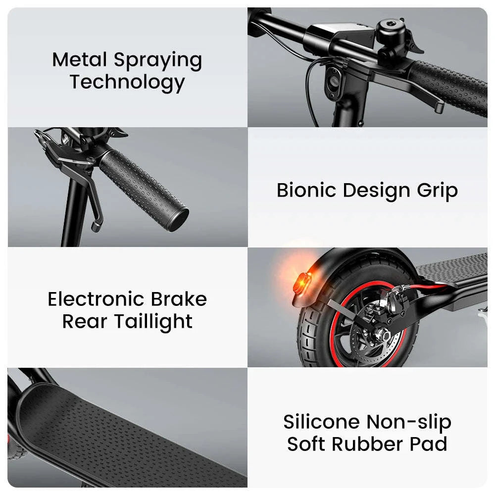 iScooter W6 Electric Scooter for Adults – 10-Inch, 500W, Long-Range-W6 / GERMANY