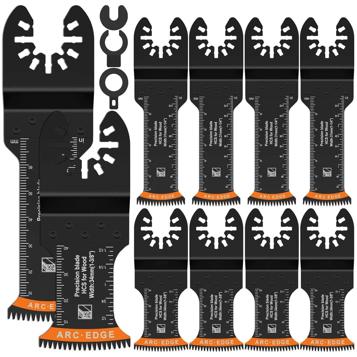 Japanese Oscillating Saw Blades Set for Clean, Controlled Cuts-8PCS