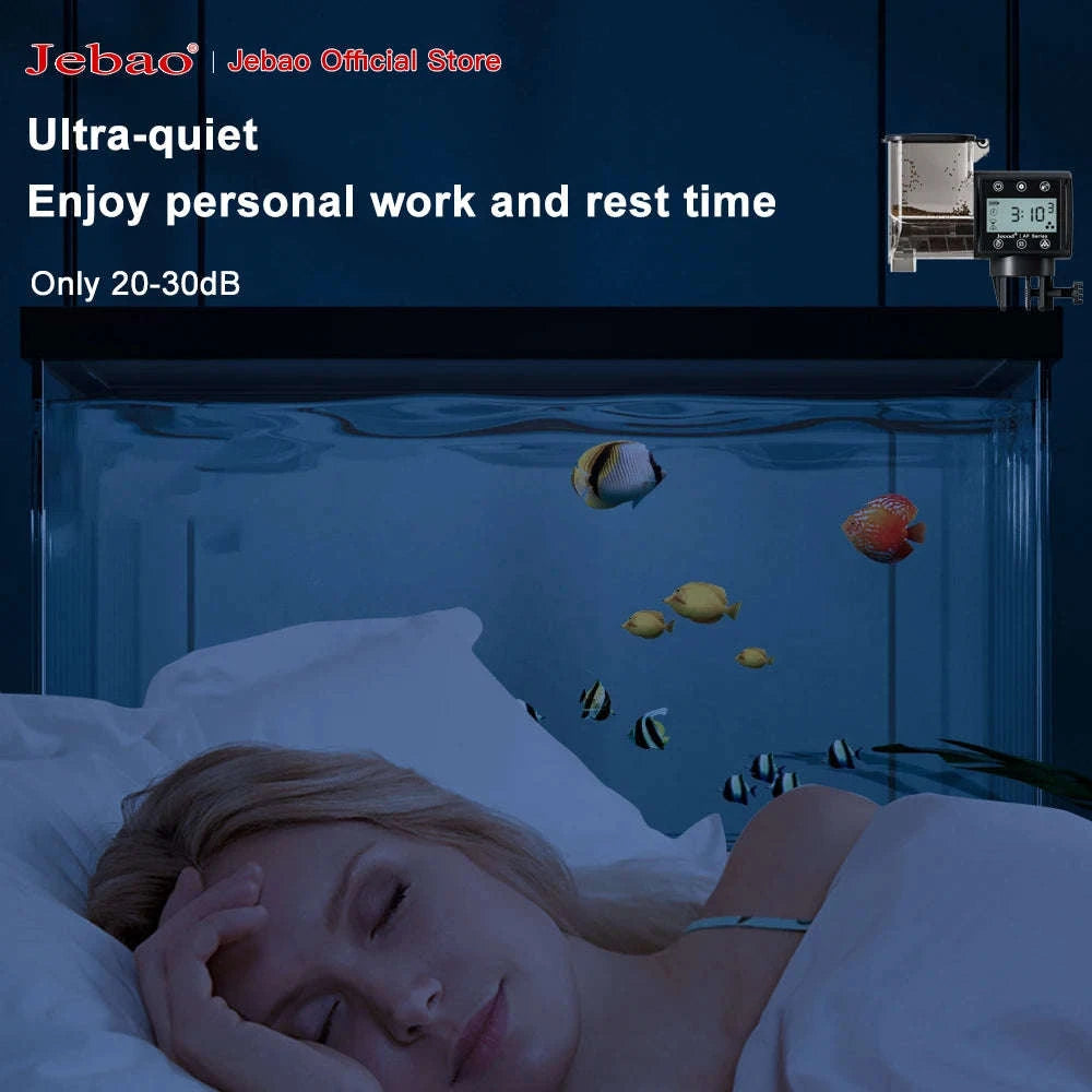 Jebao Intelligent Automatic Aquarium Fish Feeder with WiFi Control-No Battery / AF-250