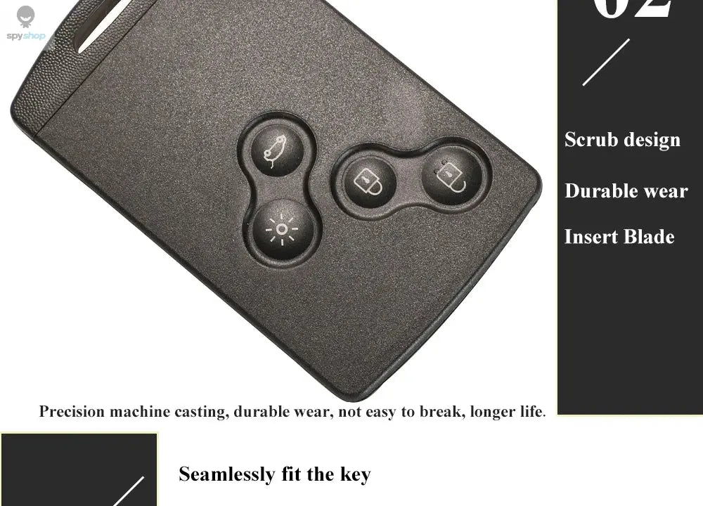 jingyuqin 433MHz ID46-PCF7952A Chip Smart Remote Car Key Card Fob For Renault Megane 3 Laguna 3 Scenic Fluence Keyless HandsFree Spy-shop.com