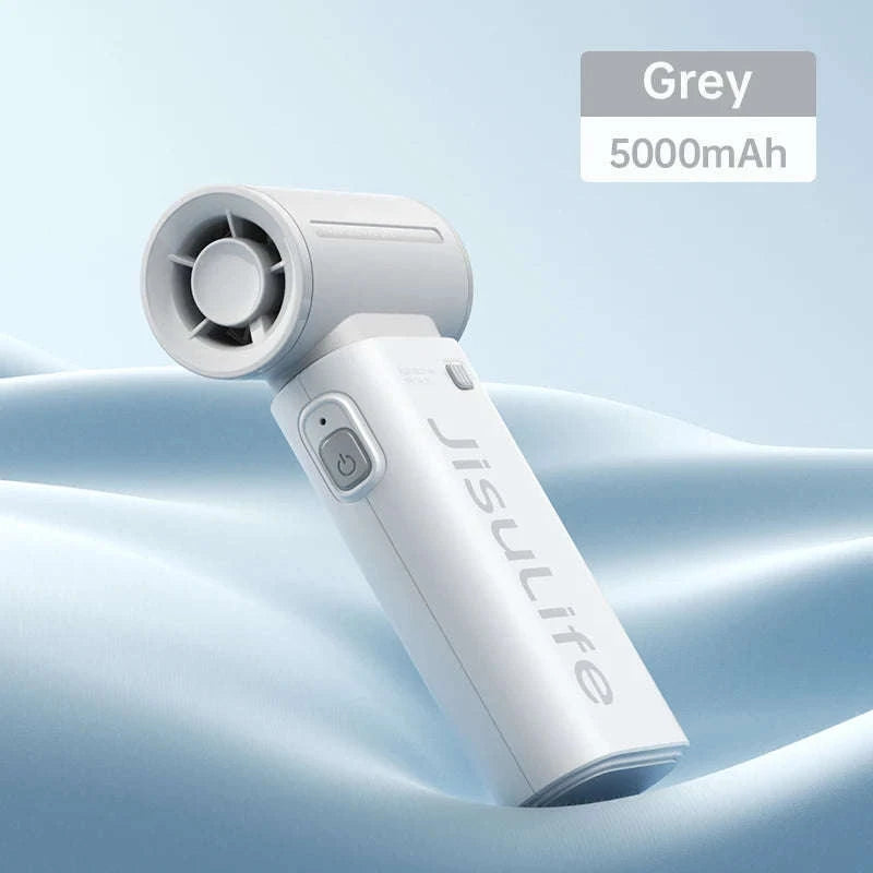 JISULIFE Handheld Turbo Fan 5 Speeds, 5000mAh Rechargeable-Pink 3600mAh / China Mainland