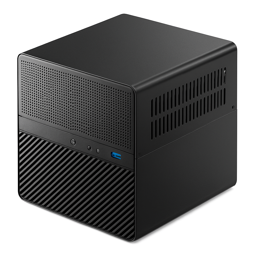8ベイホットスワップ対応デュアルファン搭載ミニNAS ITXケース