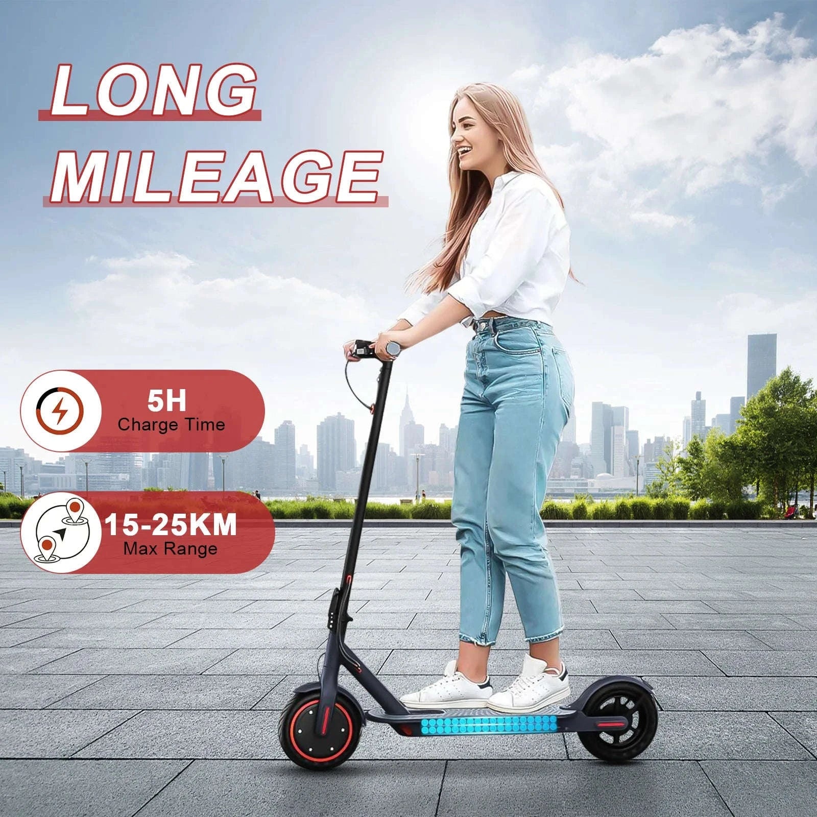 JUICEASE E1 Pro Electric Scooter 350W Folding EScooter-E1 PRO 7.8AH / france
